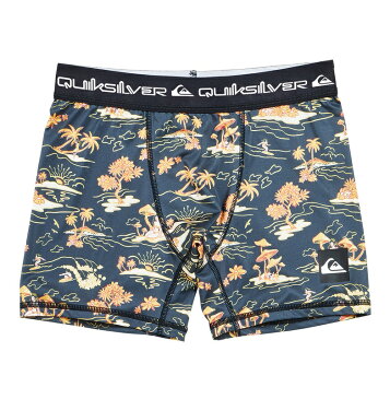 Quiksilver クイックシルバー MAPOOL ALLOVER BLK メンズ ラッシュガード ボトムス パンツ