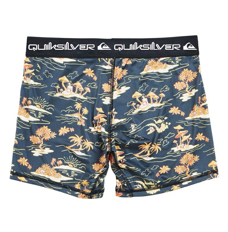 Quiksilver クイックシルバー MAPOOL ALLOVER BLK メンズ ラッシュガード ボトムス パンツ