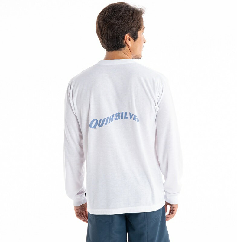 アウトレット価格 Quiksilver クイックシルバー WAVE LOGO LS ラッシュガード 長袖 プルオーバー ラッシュガード