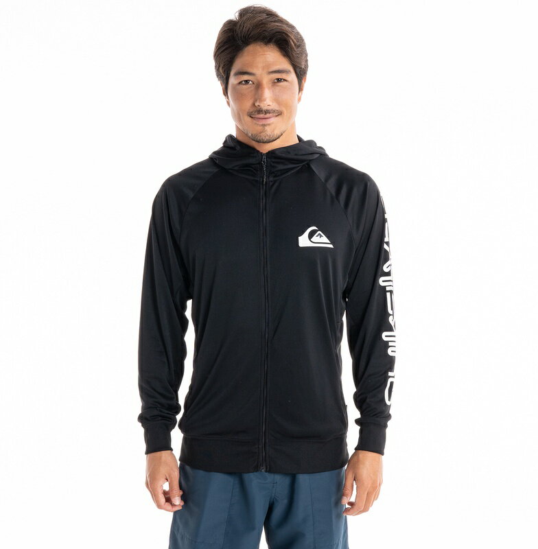 アウトレット価格 Quiksilver クイックシルバー OMNI MW ZIP HOODIE ラッシュガード　ジップフーディ　パーカ ジップ ラッシュ ラッシュガード サーフィン サーフ 海水浴 夏 水泳 ビーチウェア