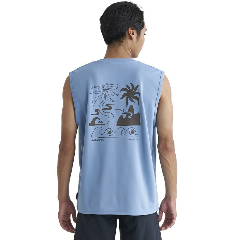 クイックシルバー QUIKSILVER 　TROPICAL BREEZE SL ラッシュガード Mens T-shirts 【QLY241007 BLU】