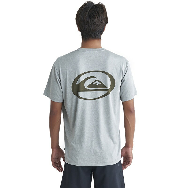 åС QUIKSILVER SATURN LOGO SS å奬 Mens T-shirts QLY241009 HTR