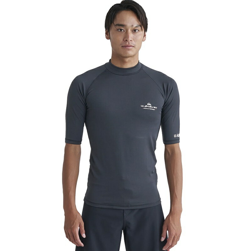 クイックシルバー QUIKSILVER 　ADDELM HIGHLINE SR ラッシュガード Mens Pullover Rash Guard 【QLY245025 BLK】