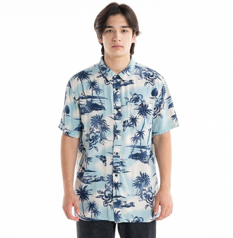 アウトレット価格 Quiksilver クイックシルバー AIRFLOW VISCOSE SS半袖シャツ シャツ カジュアル