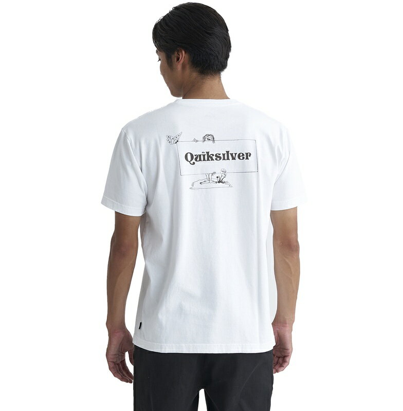 åС QUIKSILVER JUNGLEMAN ST T Mens T-shirts QST241004 WHT