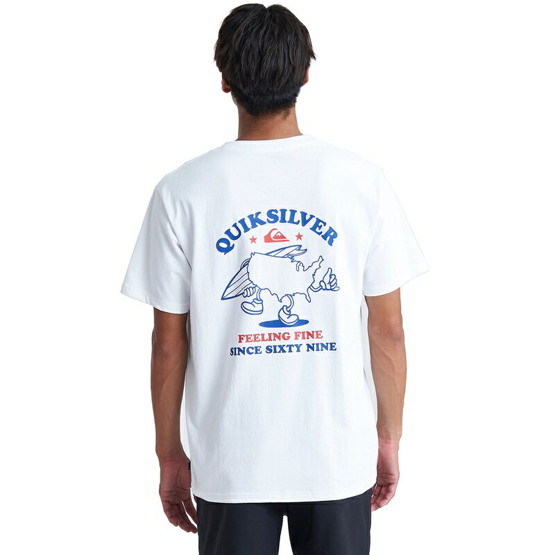 クイックシルバー QUIKSILVER 　SURFING USA ST Tシャツ Mens T-shirts 【QST242002 WHT】