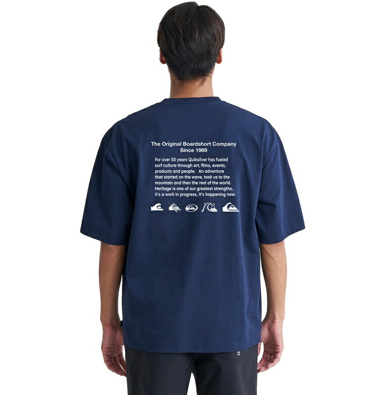クイックシルバー QUIKSILVER 　HI STORY ST Tシャツ Mens T-shirts 【QST242010 NVY】