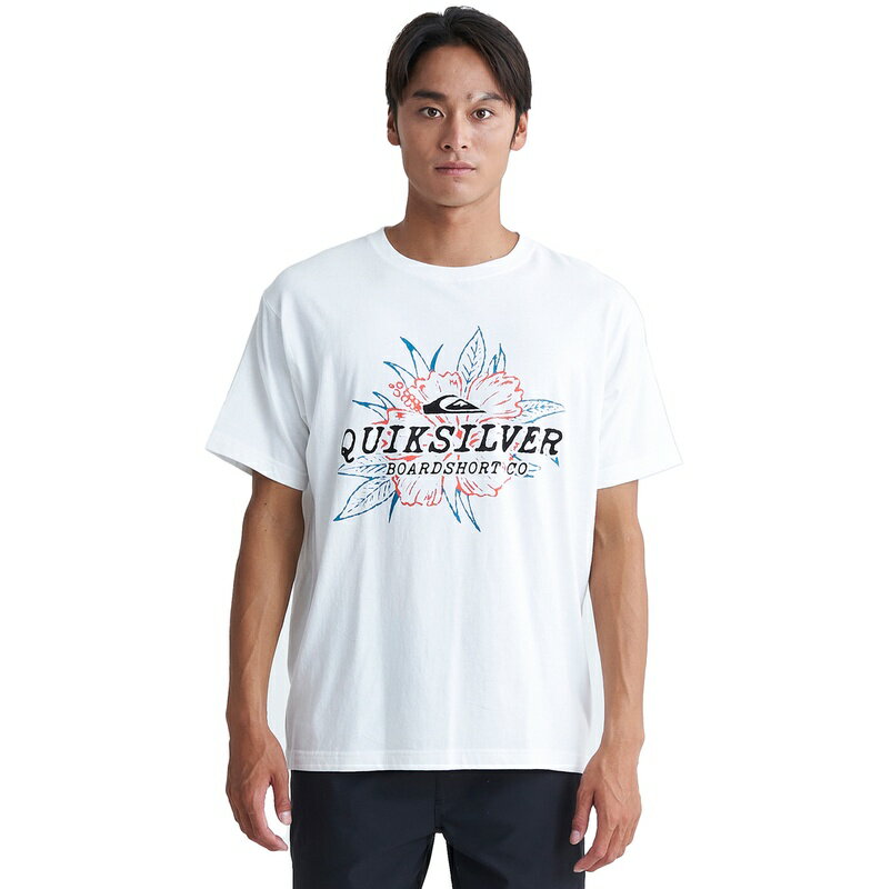 クイックシルバー QUIKSILVER 　HIBISCUS ST Tシャツ Mens T-shirts 【QST242013 WHT】