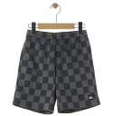 アウトレット価格 Quiksilver クイックシルバー CHECKER WASH VOLLEY 17KIDS インナーパンツ付 ジャムショーツ ボードショーツ 水着 海パン サーフィン サーフパンツ 海水浴 夏 水泳 ビーチウェア