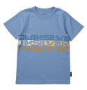 クイックシルバー QUIKSILVER 　WORDBLOCK SS YOUTH キッズ ラッシュガード Kids T-shirts 