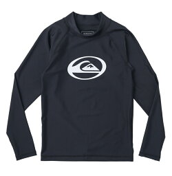 クイックシルバー QUIKSILVER 　SATURN LR YOUTH キッズ ラッシュガード 長袖 Kids Pullover Rash Guard 【KLY241023 BLK】