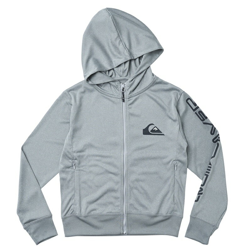 クイックシルバー QUIKSILVER 　OMNI MW ZIP HOODIE YOUTH キッズ ラッシュガード ジップフーディ Kids ジップ ラッシュ ラッシュガード サーフィン サーフ 海水浴 夏 水泳 ビーチウェア 【KLY241031 HTR】