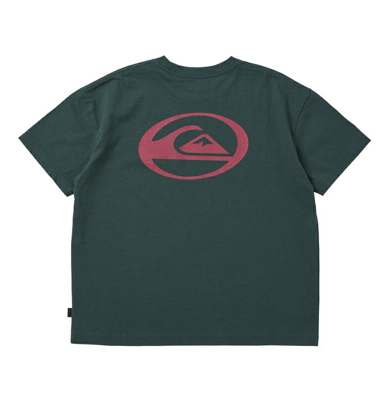 åС QUIKSILVER SATURN LOGO ST YOUTH å T Kids T-shirts KST241002 GRN