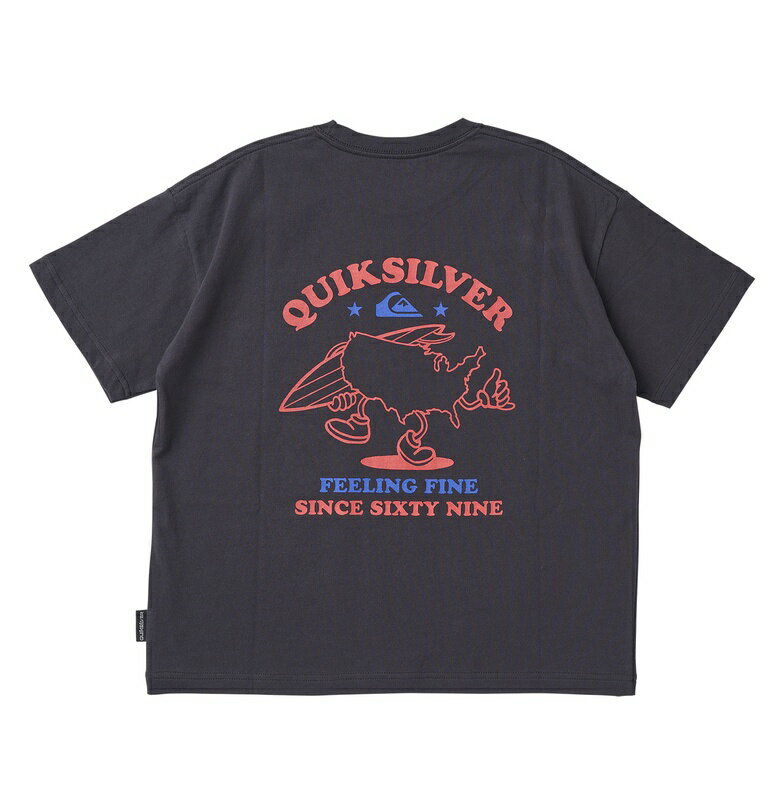 åС QUIKSILVER SURFING USA ST YOUTH å T Kids T-shirts KST242001 CHC