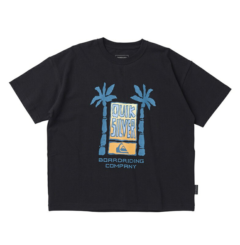 åС QUIKSILVER ROYAL PALMS ST YOUTH å T Kids T-shirts KST242002 BLK