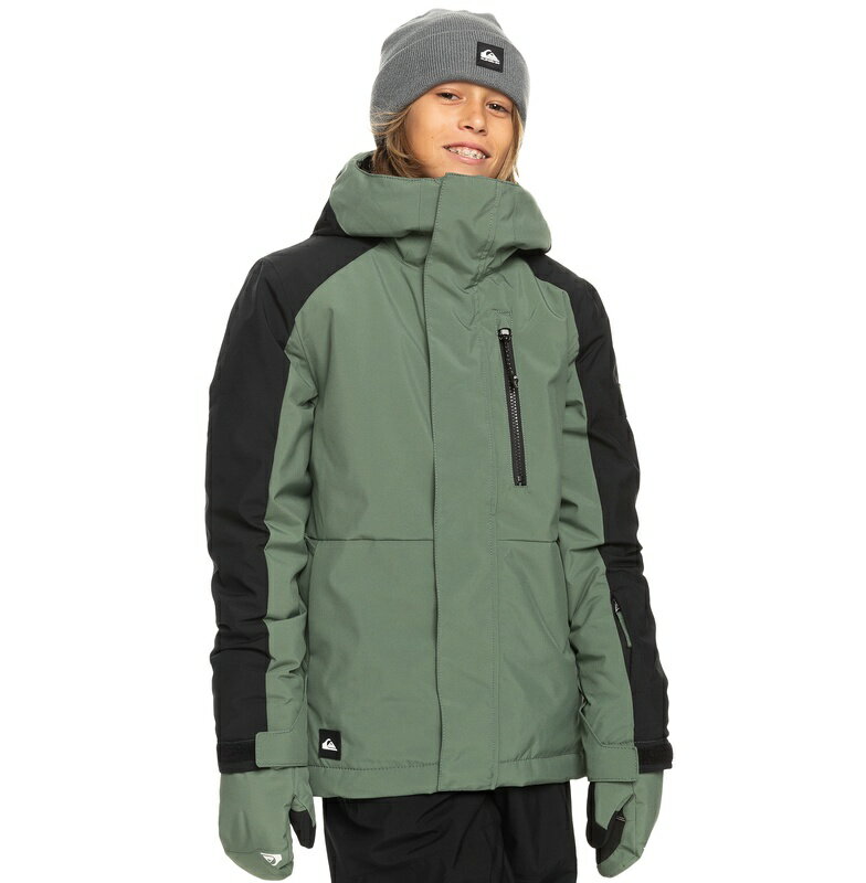 アウトレット価格 Quiksilver クイックシルバー MISSION BLOCK YOUTH JK スキー スノボー ジャケット アウター ウェア ウィンタースポーツ