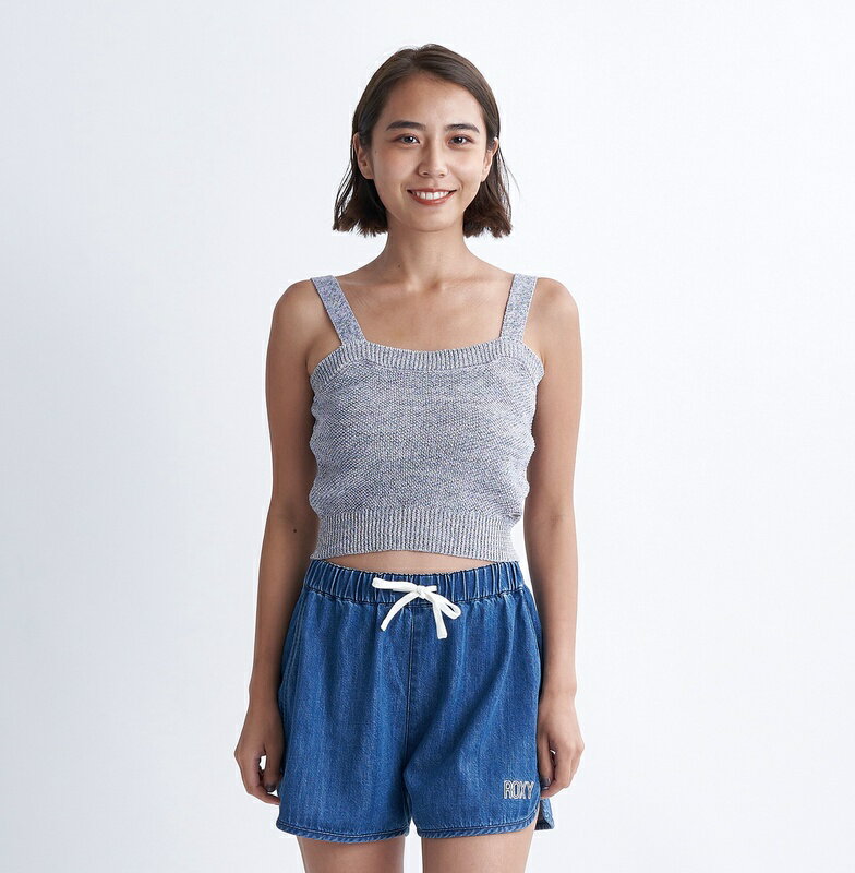 ロキシー ROXY 　BLOOMING DAYS CAMI ニットキャミソール Womens Design Knit 【RDK241088 BLU】 1