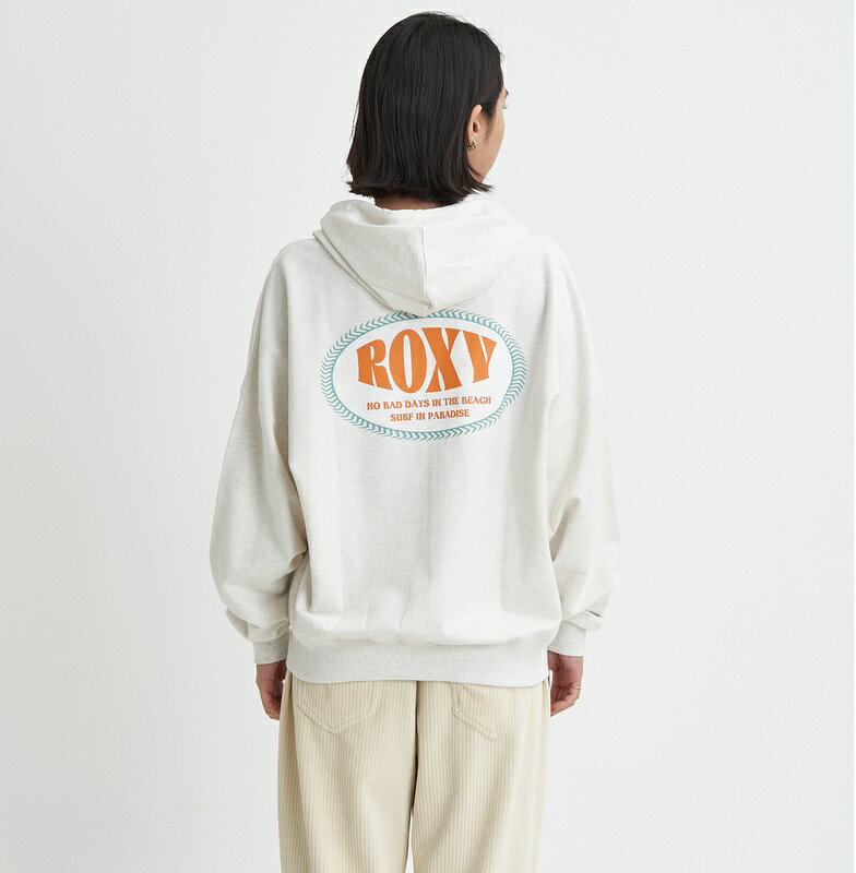 ロキシー パーカー レディース アウトレット価格 ROXY ロキシー BACK LOGO ZIP スウェット トップ フード パーカー スウェット ジップアップ