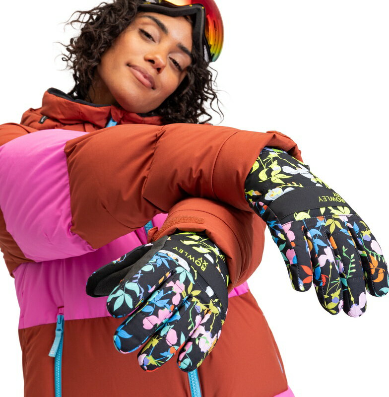 アウトレット価格 ROXY ロキシー グローブ HYDROSMART ROWLEY X ROXY GORE-TEX GLOVES テックグローブ スキー スノボ ウィンタースポーツ