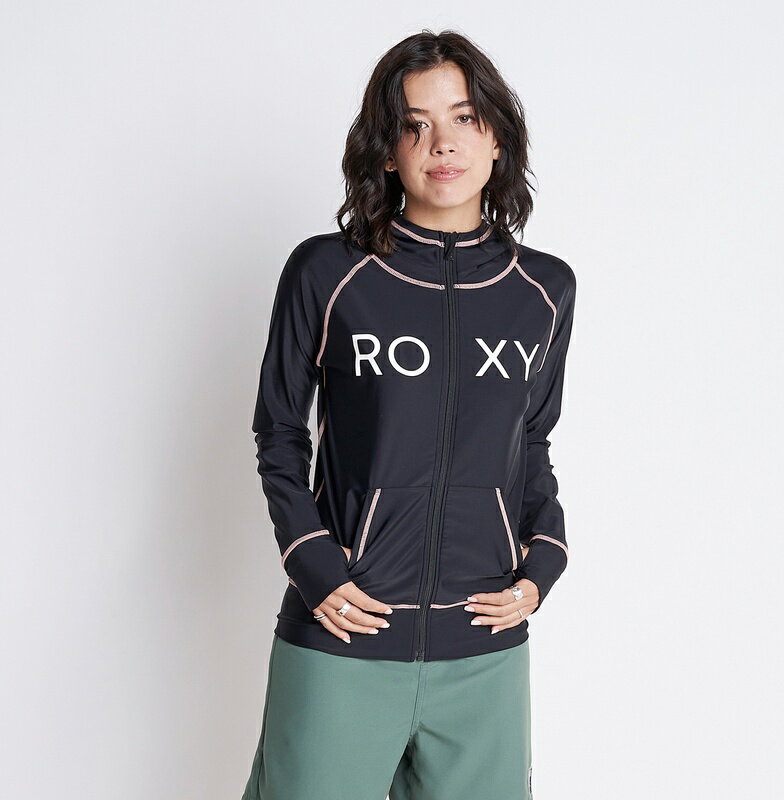 ロキシー パーカー レディース アウトレット価格 ROXY ロキシー RASHIE PARKA ラッシュガード ジップ ラッシュ ラッシュガード サーフィン サーフ 海水浴 夏 水泳 ビーチウェア