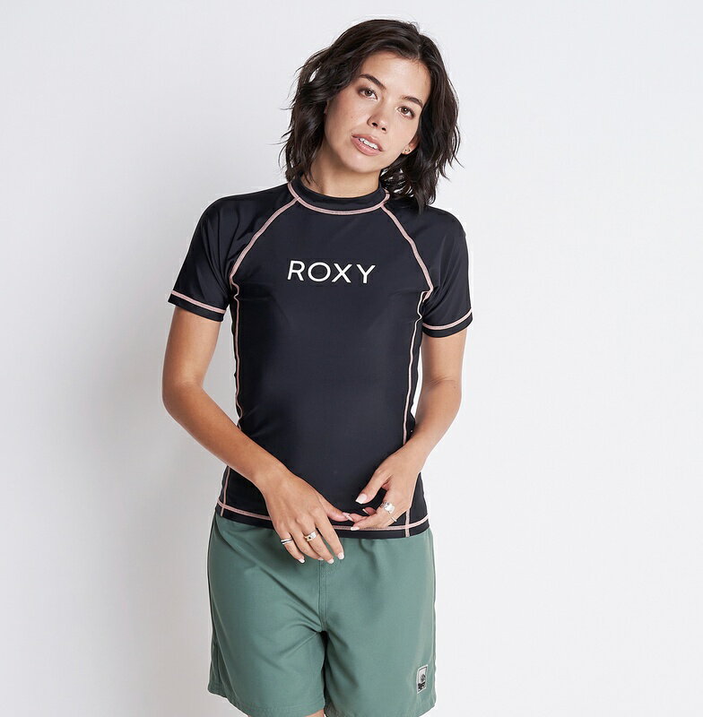 アウトレット価格 ROXY ロキシー RASHIE S/S ラッシュガード プルオーバー ラッシュガード