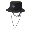 ロキシー ROXY 　UV WATER SURF HAT ハット Womens サーフハット サーフィン アウトドア フェス 【RSA241718 BLK】