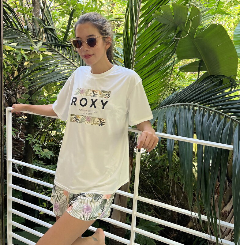 roxy｜ロキシー ROXY 　SIMPLY BOTANICAL ラッシュTシャツ付き 水着 3点セット Womens Sw...