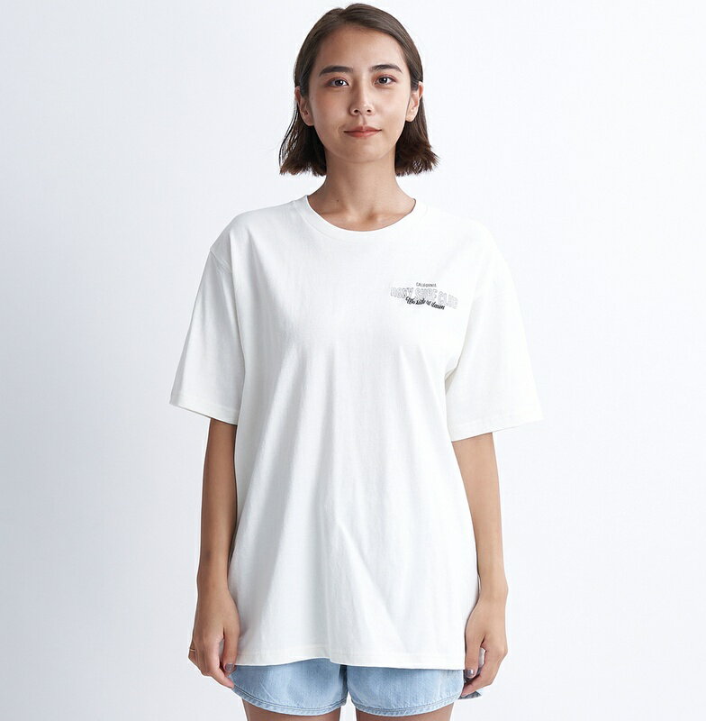 LV[ ROXY @SURF CLUB S/S TEE TVc Womens T-shirts yRST241073 WHTz