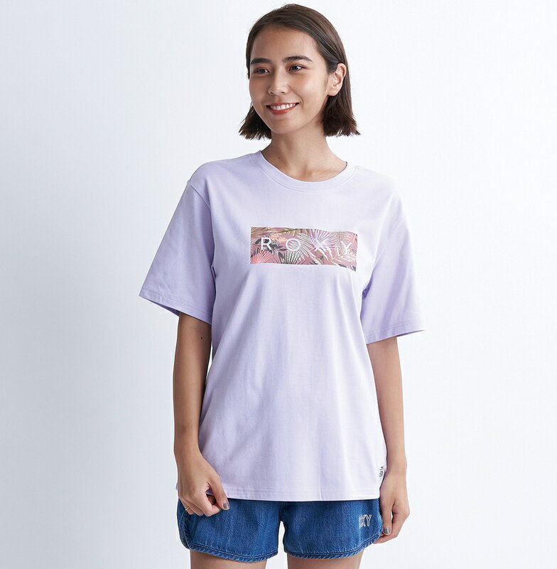 LV[ ROXY @SIMPLY BOTANICAL TEE TVc Womens T-shirts yRST241075 LAVz