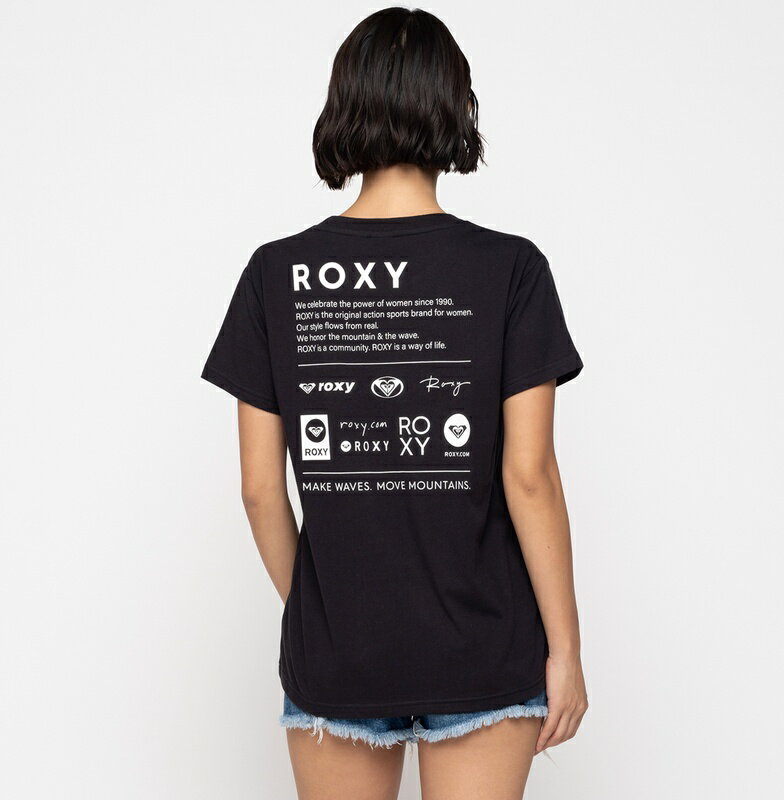 ロキシー ROXY 　HERITAGE LOGOS Tシャツ Womens T-shirts 【RST242625T BBK】のサムネイル