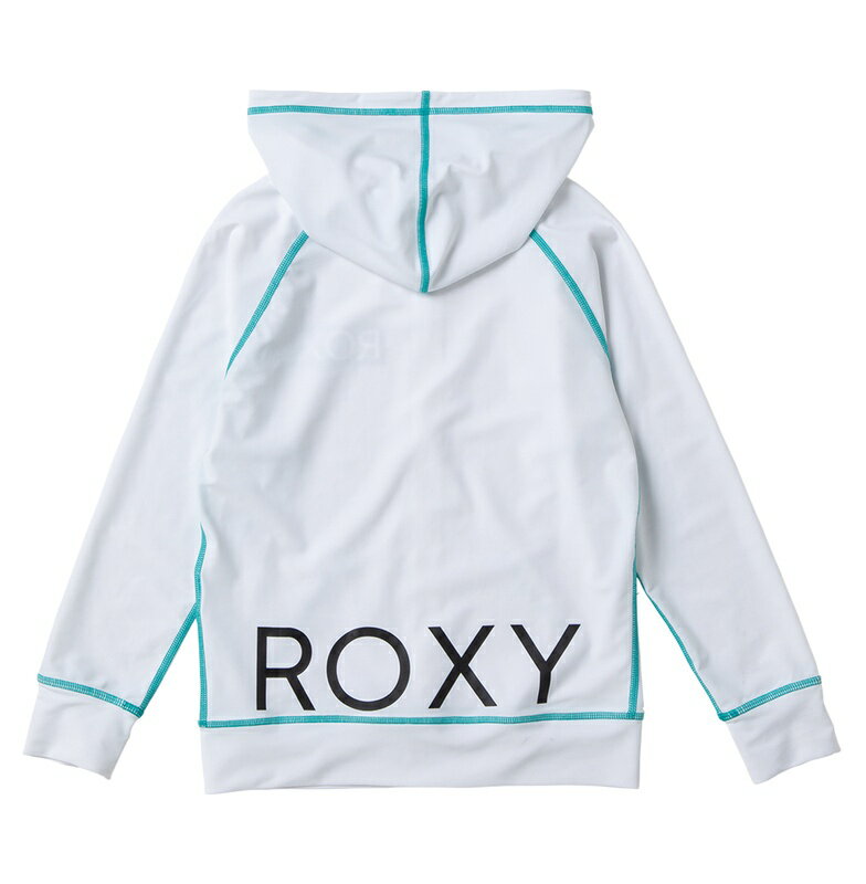 ROXY ロキシー ラッシュパーカー UVカット (100-150cm) MINI RASHIE PARKA ジップ ラッシュ ラッシュガード サーフィン サーフ 海水浴 夏 水泳 ビーチウェア【Kids】