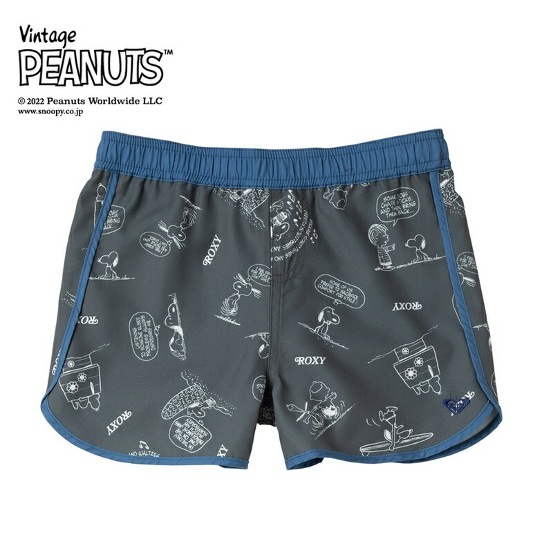 アウトレット価格 ROXY ロキシー キッズ 【Vintage PEANUTS】ボードショーツ (100-150cm)PEANUTS RG BOARDSHORTS ジャムショーツ ボードショーツ 水着 海パン サーフィン サーフパンツ 海水浴 夏 水泳 ビーチウェア