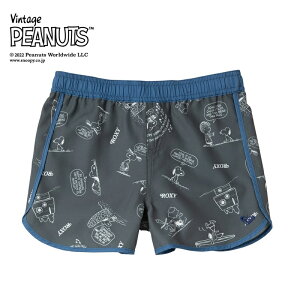 アウトレット価格 ROXY ロキシー キッズ 【Vintage PEANUTS】ボードショーツ (100-150cm)PEANUTS RG BOARDSHORTS ジャムショーツ ボードショーツ 水着 海パン サーフィン サーフパンツ 海水浴 夏 水泳 ビーチウェア