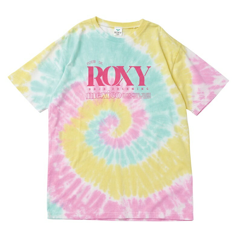 楽天QUIKSILVER ONLINE STOREロキシー ROXY 　MINI TIE DYE MEXICANA キッズ Tシャツワンピース Kids Dress 【TDR242053 MLT】