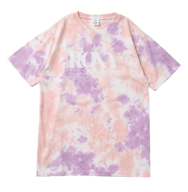 ロキシー ROXY MINI TIE DYE MEXICANA キッズ Tシャツワンピース Kids Dress 【TDR242053 PNK】