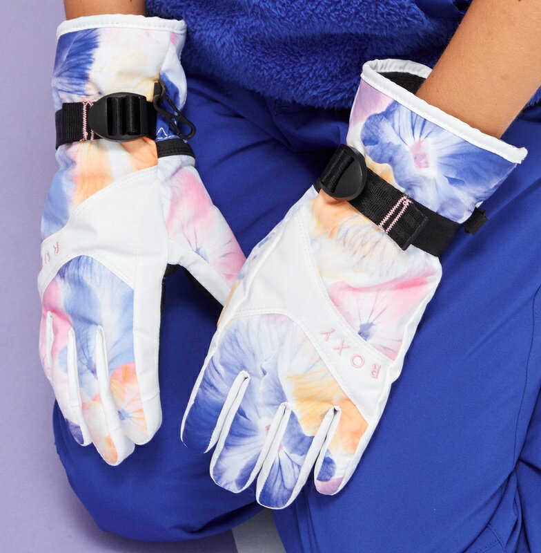 アウトレット価格 ROXY ロキシー キッズ グローブ (130-150cm向け) ROXY JETTY GIRL GLOVES テックグローブ スキー スノボ ウィンタースポーツ