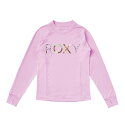 アウトレット価格 ROXY ロキシー キッズ MINI MERMAID LOGO L/S ラッシュガード (100-150cm) プルオーバー ラッシュガード