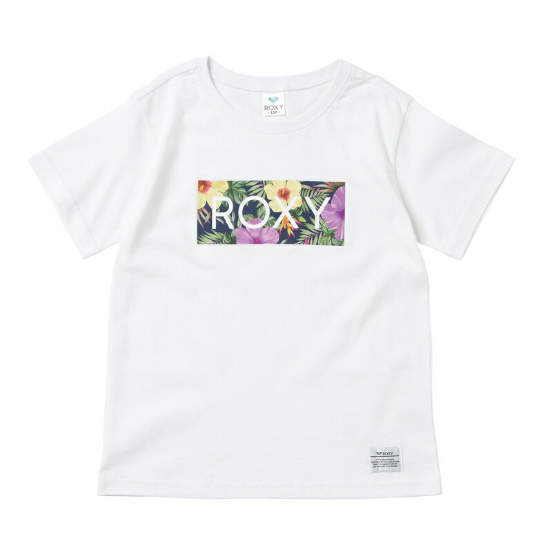 アウトレット価格 ROXY ロキシー キッズ MINI FIREWORK　BOX LOGO Tシャツ (100-150cm) Tシャツ ティーシャツ