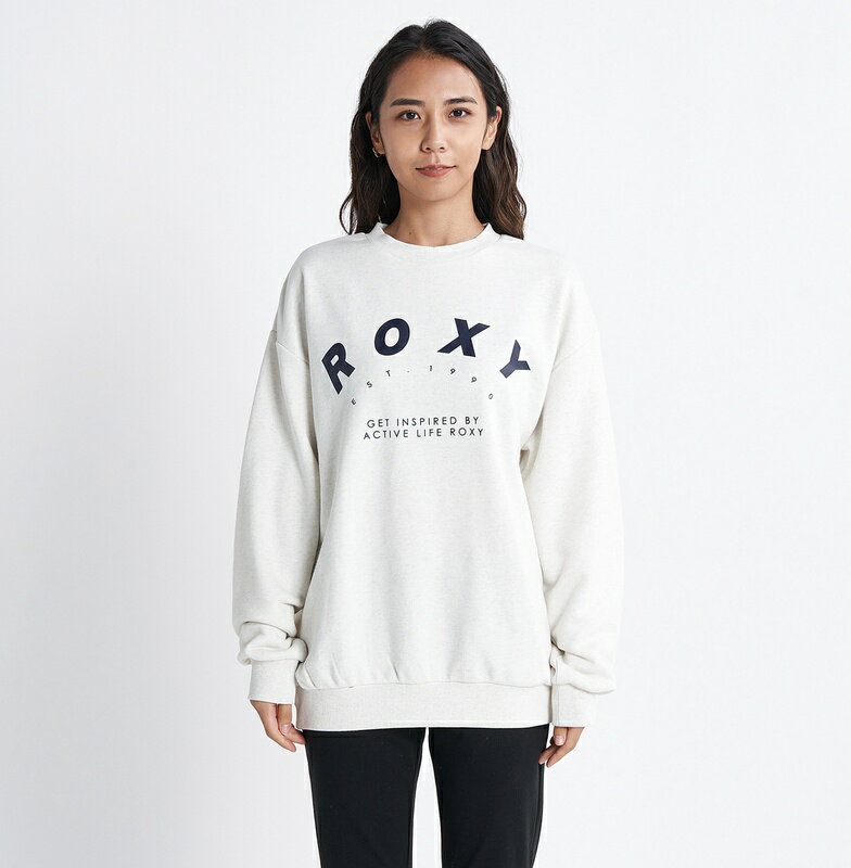 ロキシー アウトレット価格 ROXY ロキシー フィットネス 速乾、UVカット クルーネックトップ DOWN BEAT PO クルー プルオーバー スウェット トレーニング ヨガ スポーツウェア