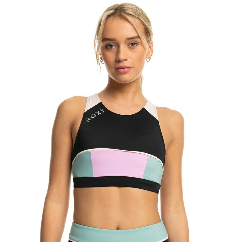 ロキシー アウトレット価格 ROXY ロキシー フィットネス 水着 トップ ROXY ACTIVE CROP TOP SD トレーニング ヨガ スポーツウェア