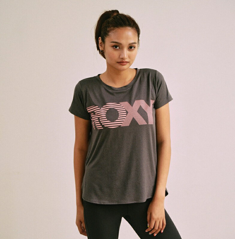 アウトレット価格 ROXY ロキシー フィットネス 水陸両用 速乾 UVカット Tシャツ AGAIN & AGAIN Tシャツ ティーシャツ トレーニング ヨガ スポーツウェアのサムネイル