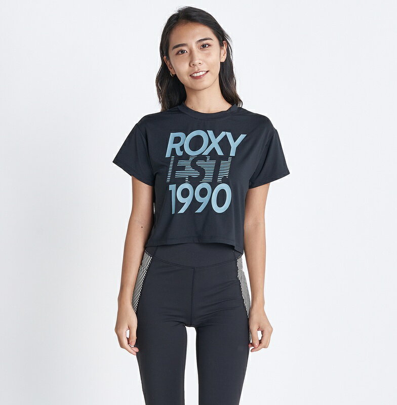 ロキシー アウトレット価格 ROXY ロキシー フィットネス 水陸両用 速乾 UVカット 冷感 Tシャツ OPEN MIND TEE Tシャツ ティーシャツ トレーニング ヨガ スポーツウェア