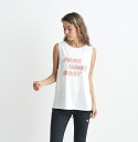 ロキシー ROXY フィットネス 水陸両用 速乾 UVカット タンクトップ FEAR NONE Womens Tops Other トレーニング ヨガ スポーツ【RSL241530 WHT】