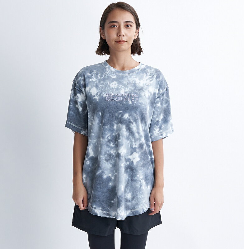 ロキシー ROXY Outdoor　UVカット 速乾 オーバーサイズTシャツ LUSH MOUNTAIN Womens T-shirts Outdoor【RST241808 GRY】