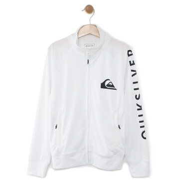 セール SALE Quiksilver クイックシルバー キッズ UPF50+ スタンドジップ ラッシュガード MW ST KIDS (100-160) ジップ ラッシュ ラッシュガード サーフィン サーフ 海水浴 夏 水泳 ビーチウェア