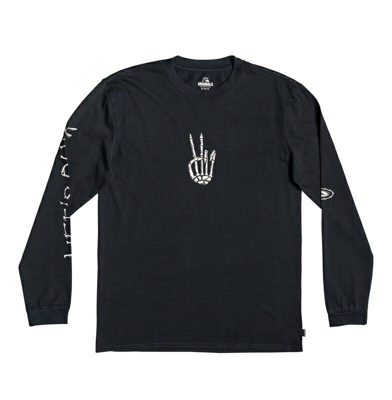 アウトレット価格 Quiksilver クイックシルバー アウトレット価格 Quiksilver クイックシルバー ORIGINALS OG LIFES QUIK LS Tシャツ 長袖 クルーネック フロントプリント Tシャツ ティーシャツ Tシャツ ティーシャツ