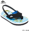 セール SALE Quiksilver クイックシルバー MOLOKAI LAYBACK TODD キッズ ビーチサンダル ビーチ サーフィン サーフ 海水浴 ...