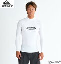 セール SALE Quiksilver クイックシルバー TWISTED LR メンズ ラッシュガード 長袖 長そで ロングスリーブ