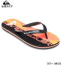 セール SALE Quiksilver クイックシルバー MOLOKAI ART 25 メンズ ビーチサンダル ビーチ サーフィン サーフ 海水浴 夏 水泳 ビ...