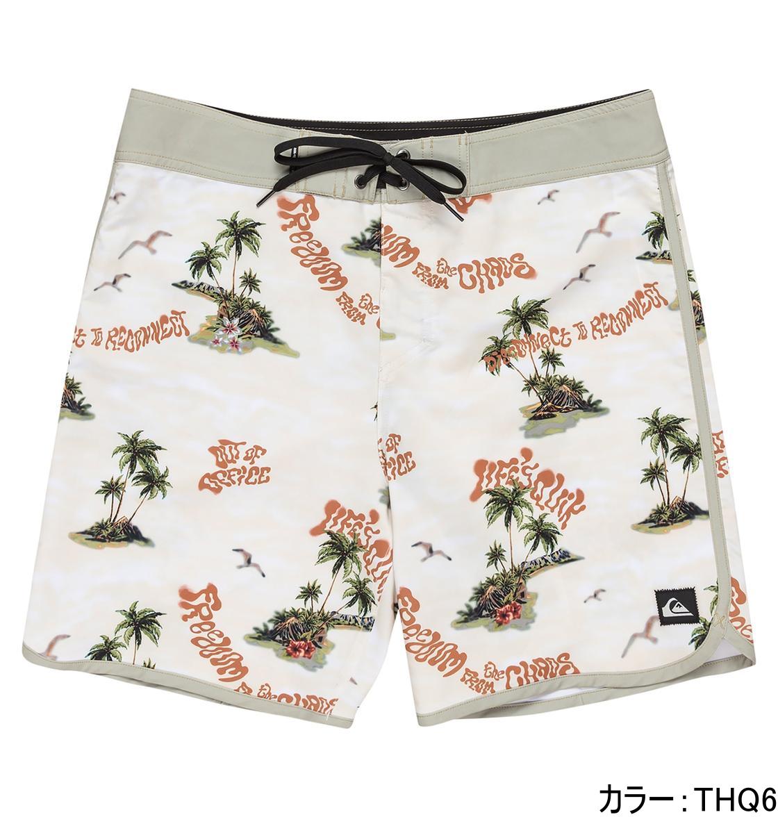 アウトレット価格 Quiksilver クイックシルバー SURFSILK SCALLOP 18 メンズ フィットタイ ボードショーツ 水着 海パン サーフィン サーフパンツ 海水浴 夏 水泳 ビーチウェア